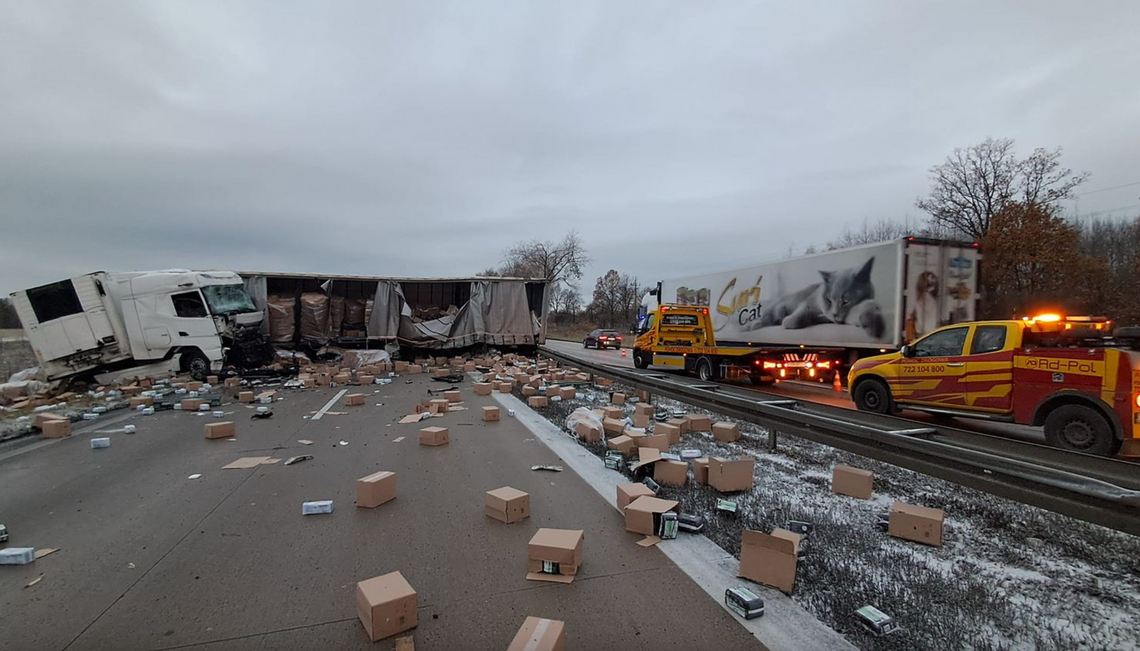 Karambol na autostradzie A4: Śmiertelny wypadek, kierowca TIR-a tymczasowo aresztowany