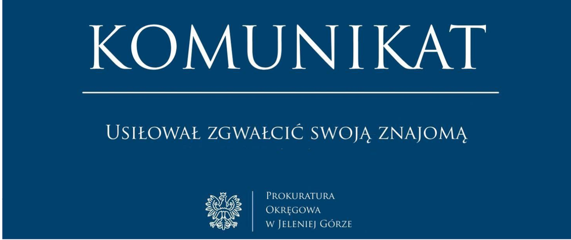 Leśna: 26-latek zatrzymany za usiłowanie gwałtu