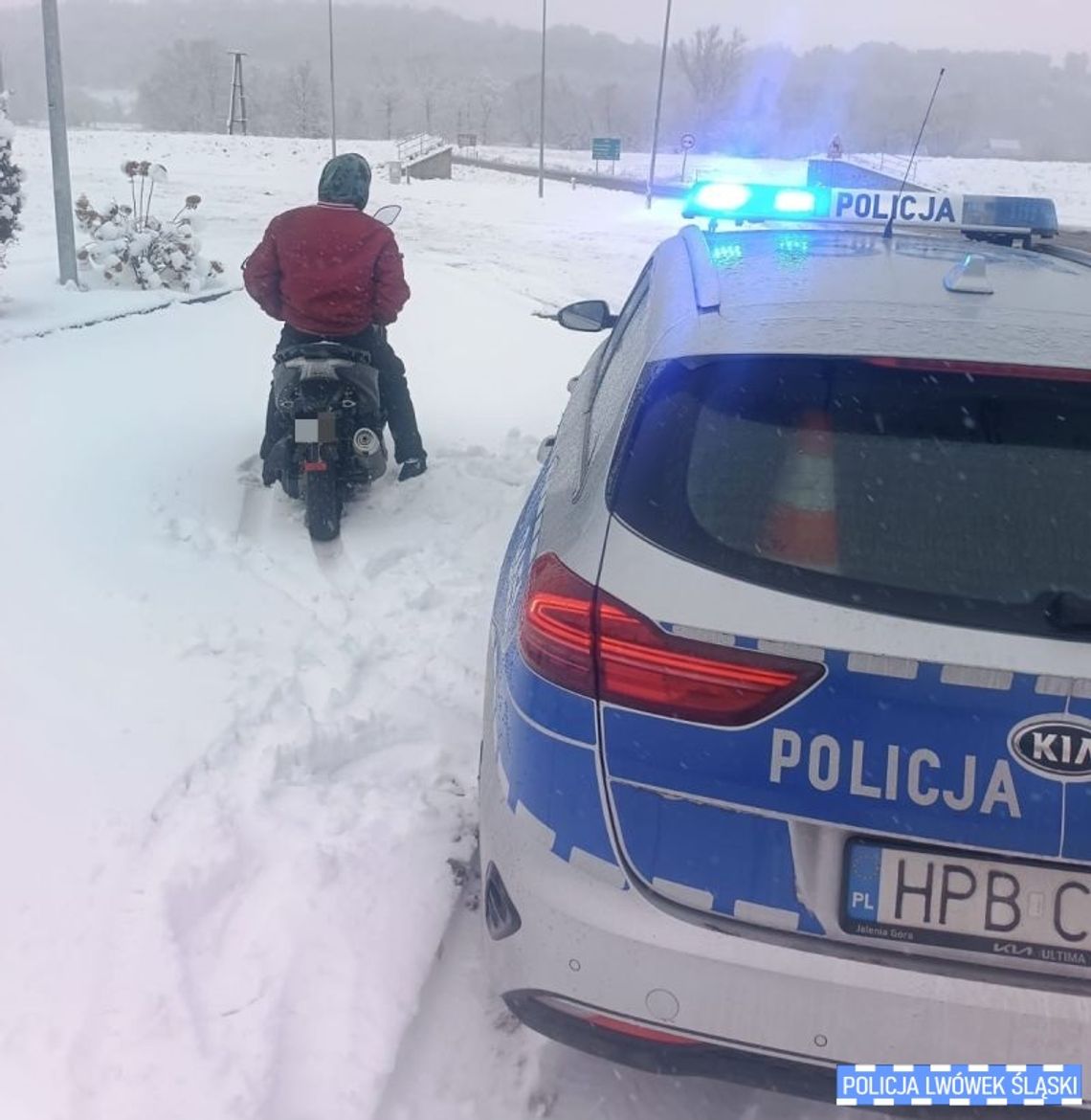 Lwówek Śląski: nastolatek na motorowerze bez uprawnień Lwówek Śląski: nastolatek na motorowerze bez uprawnień