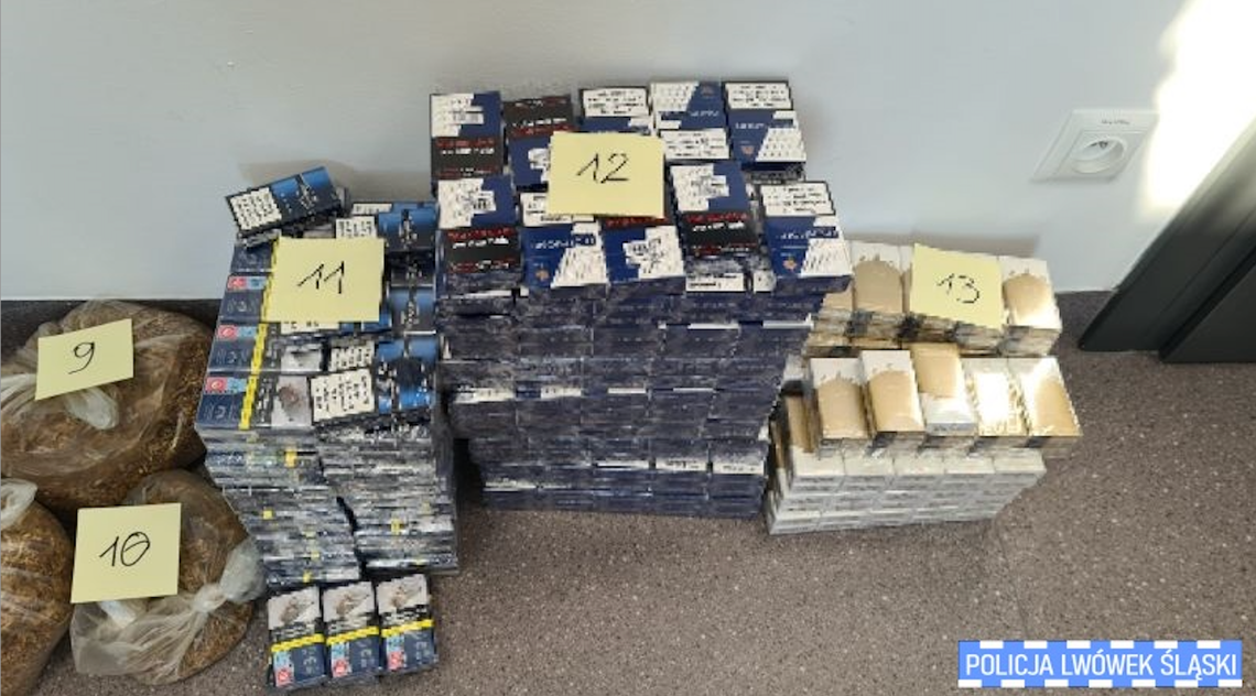 Lwówek Śląski: nielegalny tytoń i papierosy