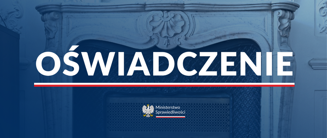 Minister Sprawiedliwości reaguje na zatrzymanie sędziego z Lubania