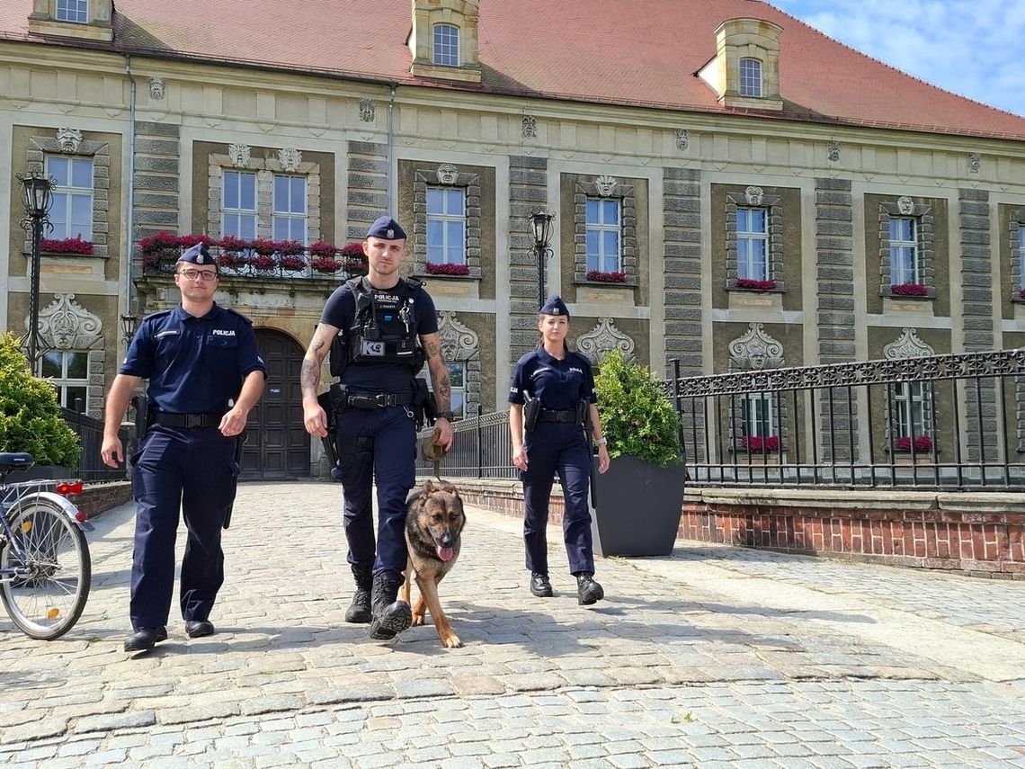 Młodzi policjanci w akcji
