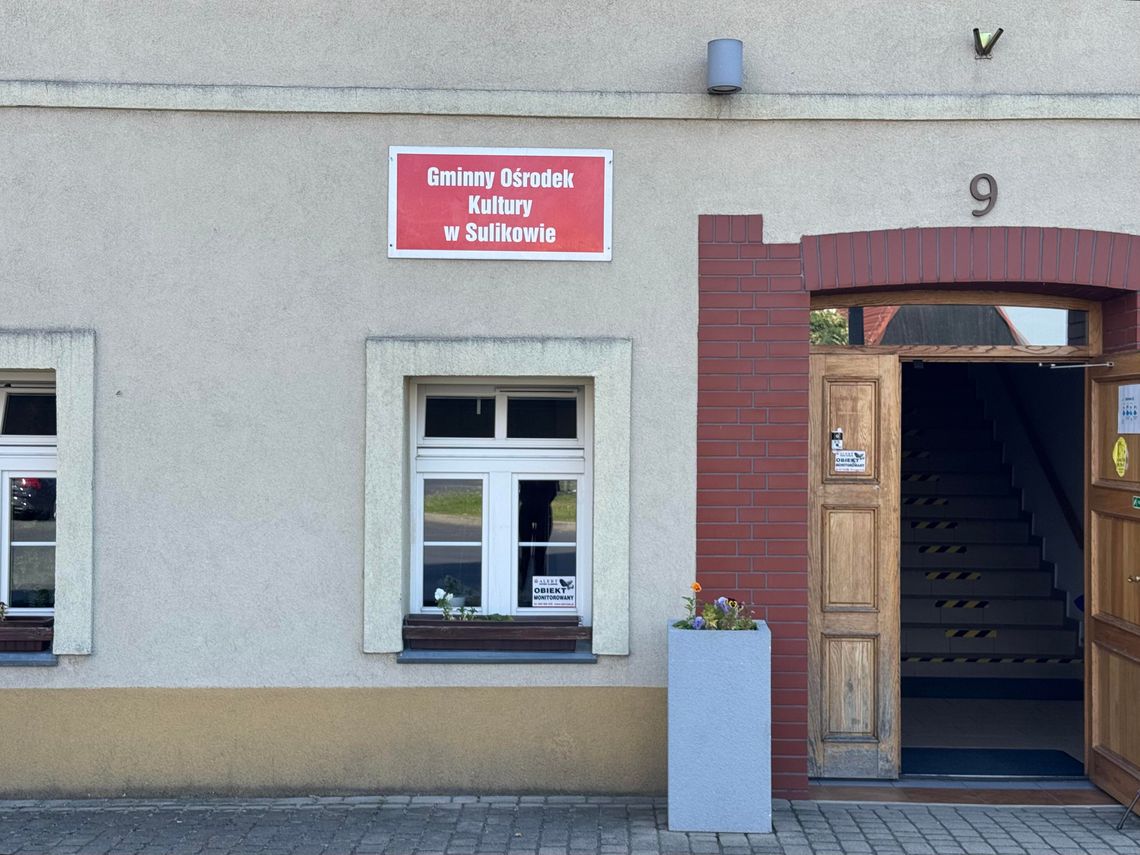 Dyrektor Gminnego Ośrodka Kultury w Sulikowie odwołana