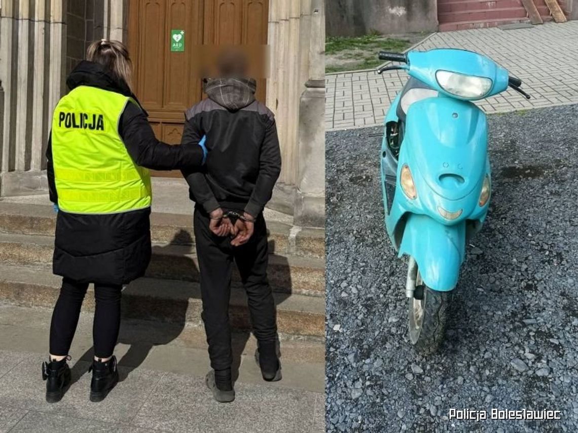Pędził skuterem mimo dożywotniego zakazu prowadzenia pojazdów