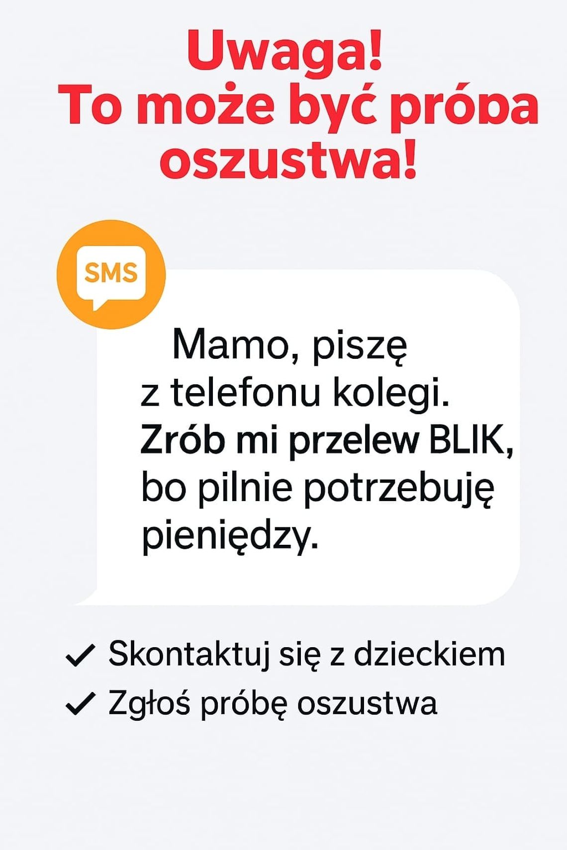 Policja ostrzega: oszuści coraz częściej podszywają się pod dzieci i wyłudzają pieniądze Policja ostrzega: oszuści coraz częściej podszywają się pod dzieci i wyłudzają pieniądze