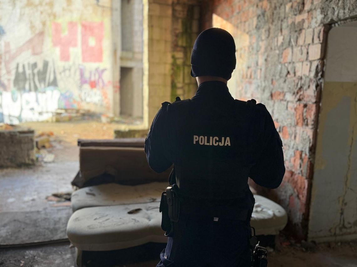Policja sprawdza miejsca, w których mogą chronić się osoby w kryzysie bezdomności