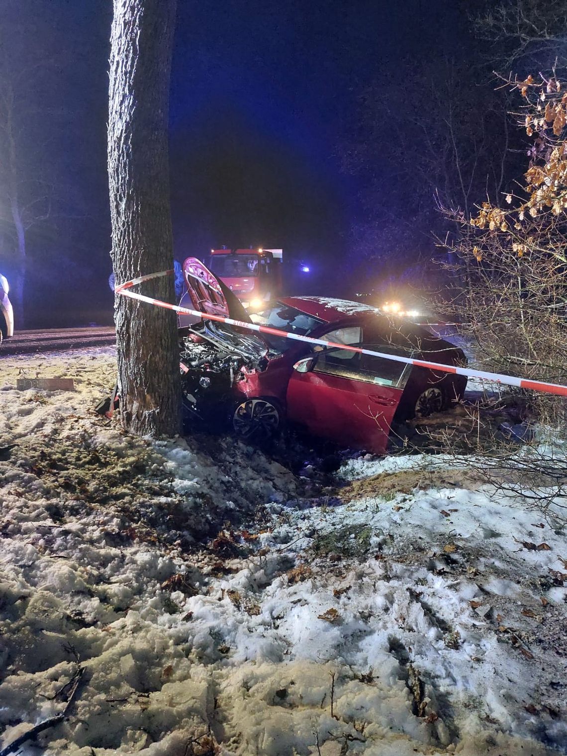 Poranny wypadek na DK-29