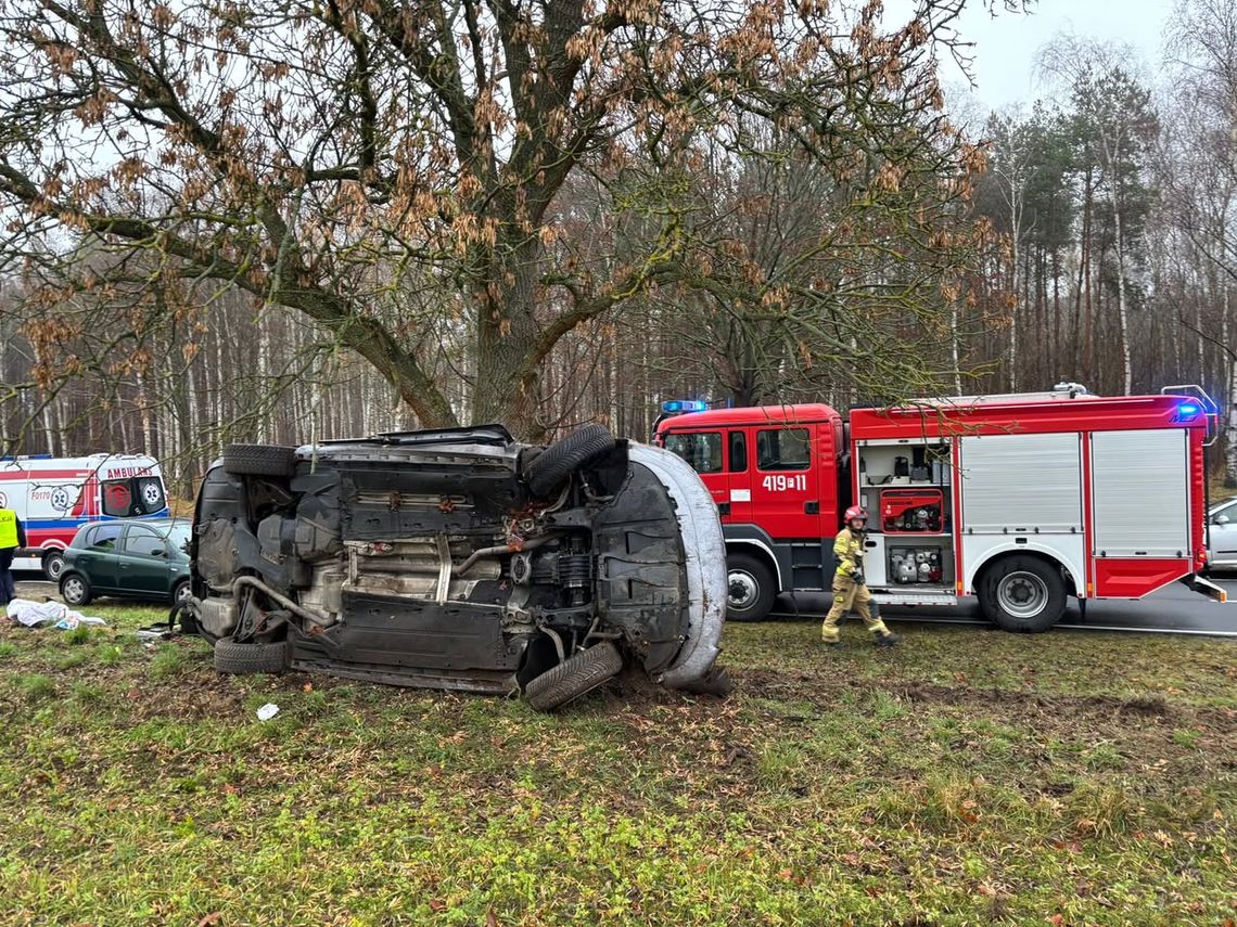 Poważny wypadek na DW 136 Poważny wypadek na DW 136