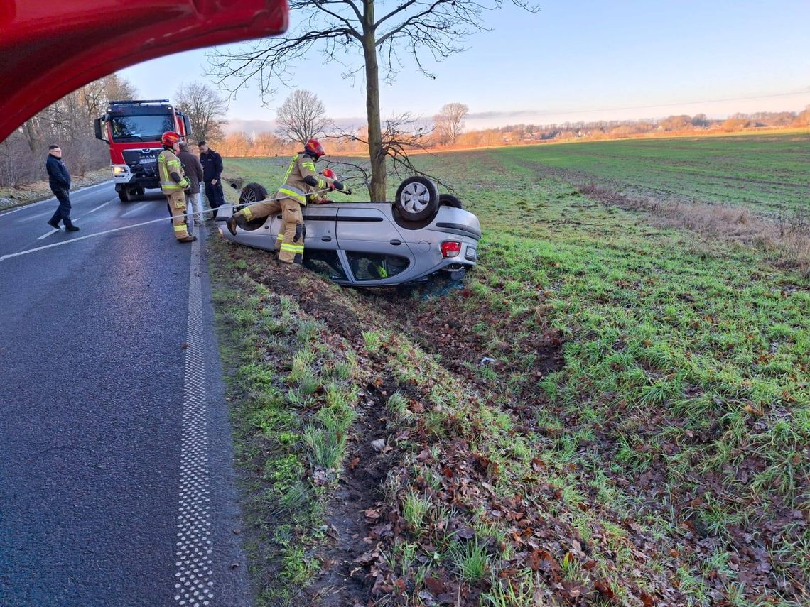Powiat zgorzelecki: trzy dachowania w ciągu dwóch dni
