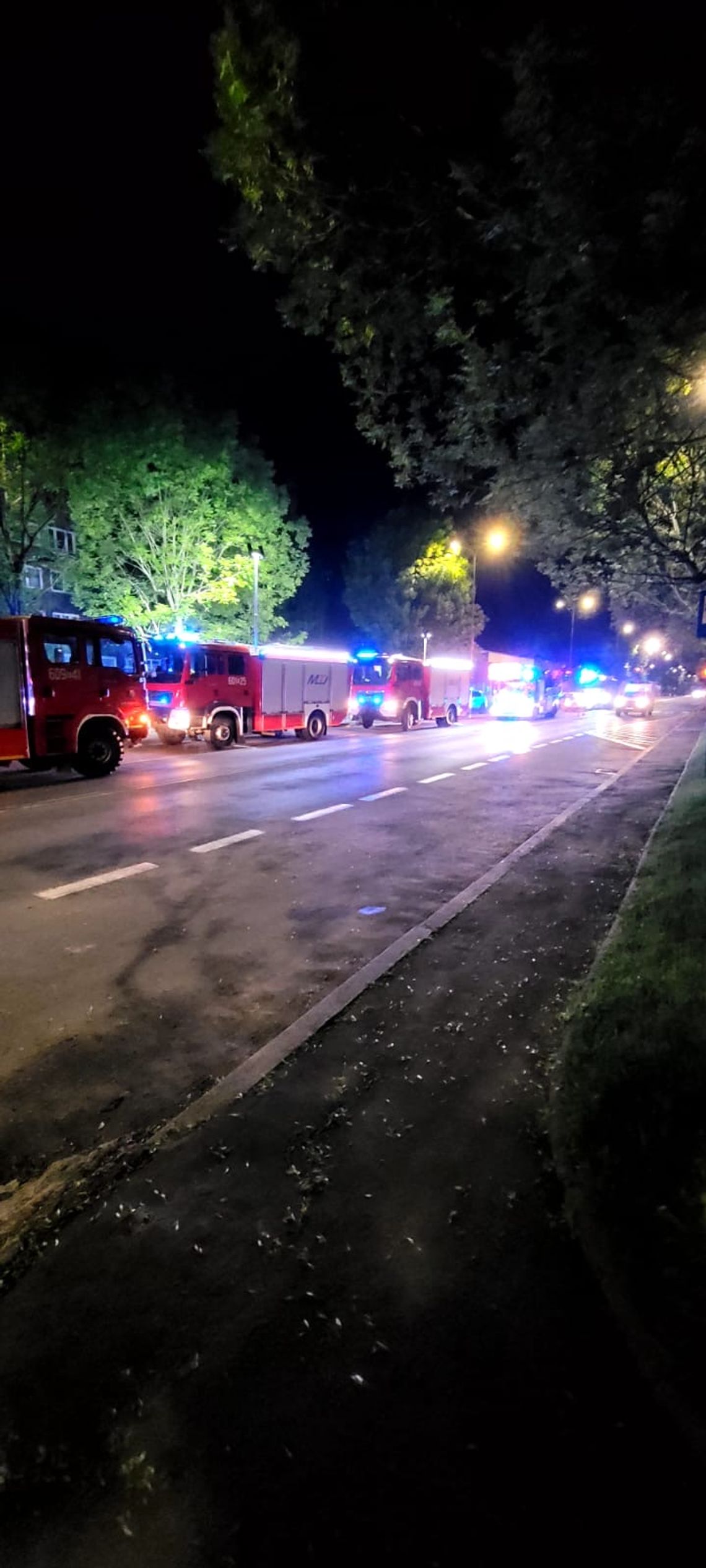 Pożar mieszkania na ul. Warszawskiej w Zgorzelcu