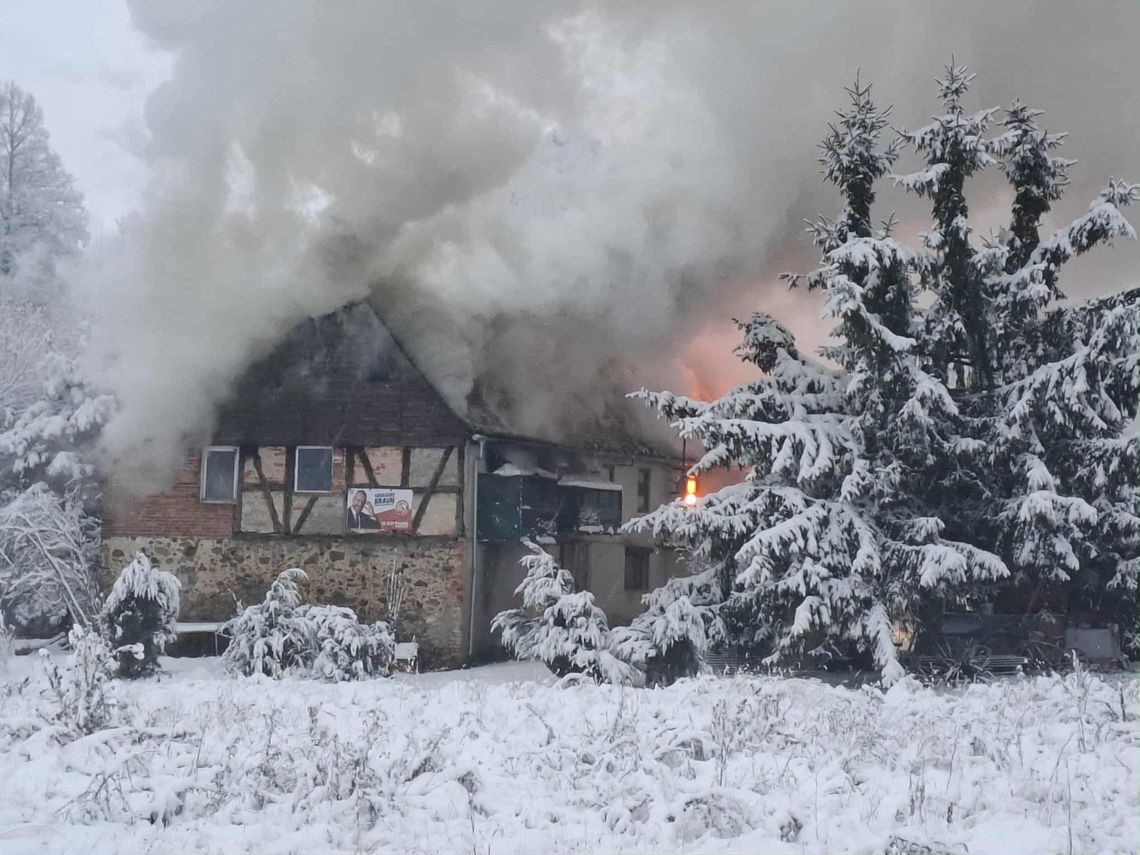 Pożar w Biernej - apel o pomoc Pożar w Biernej - apel o pomoc