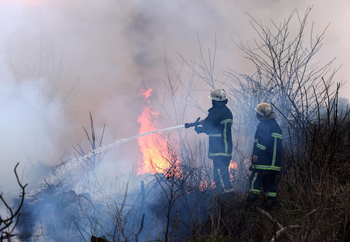 Pożar w okolicach chorwackiego Splitu