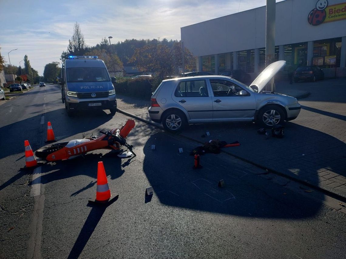 Rutynowy manewr zakończył się wypadkiem w Czerwieńsku