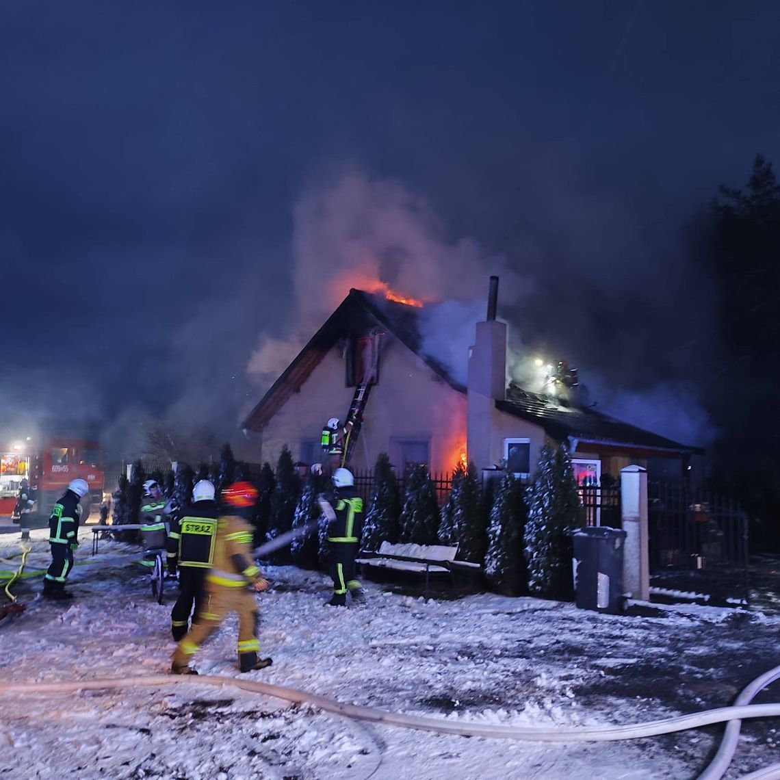 Strażacy: niebezpieczny początek roku. Zdjęcia