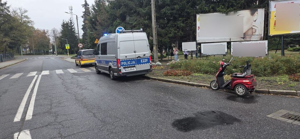 Sulechów: Zderzenie samochodu z motorowerem Sulechów: Zderzenie samochodu z motorowerem
