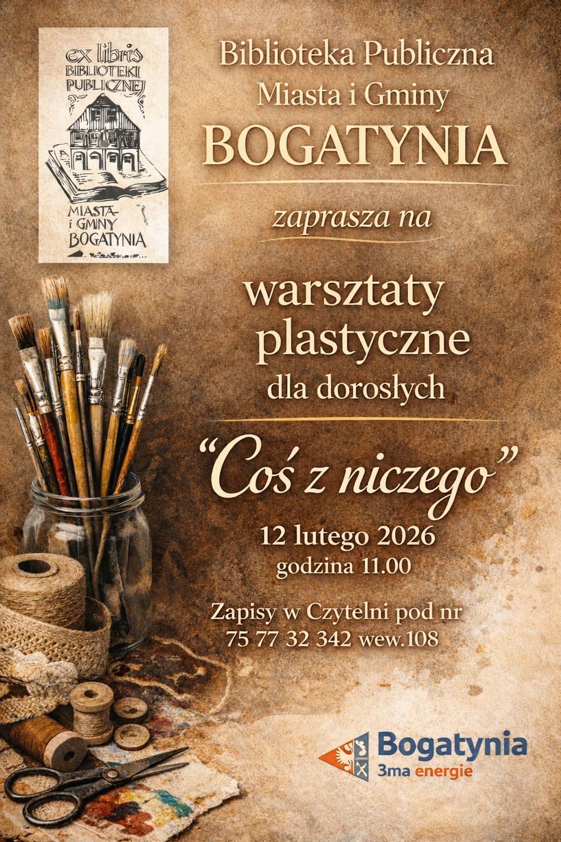 Warsztaty plastyczne dla dorosłych w Bogatyni