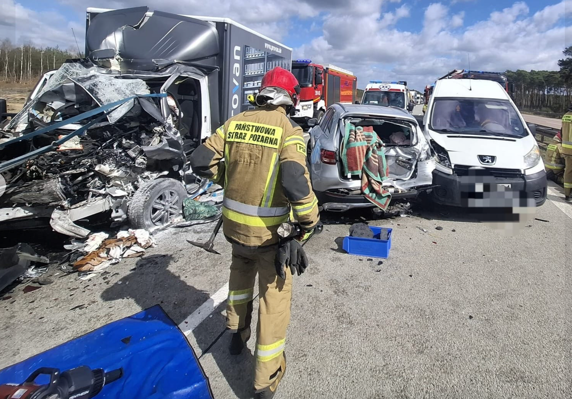 Wczorajszy wypadek na A2 Wczorajszy wypadek na A2