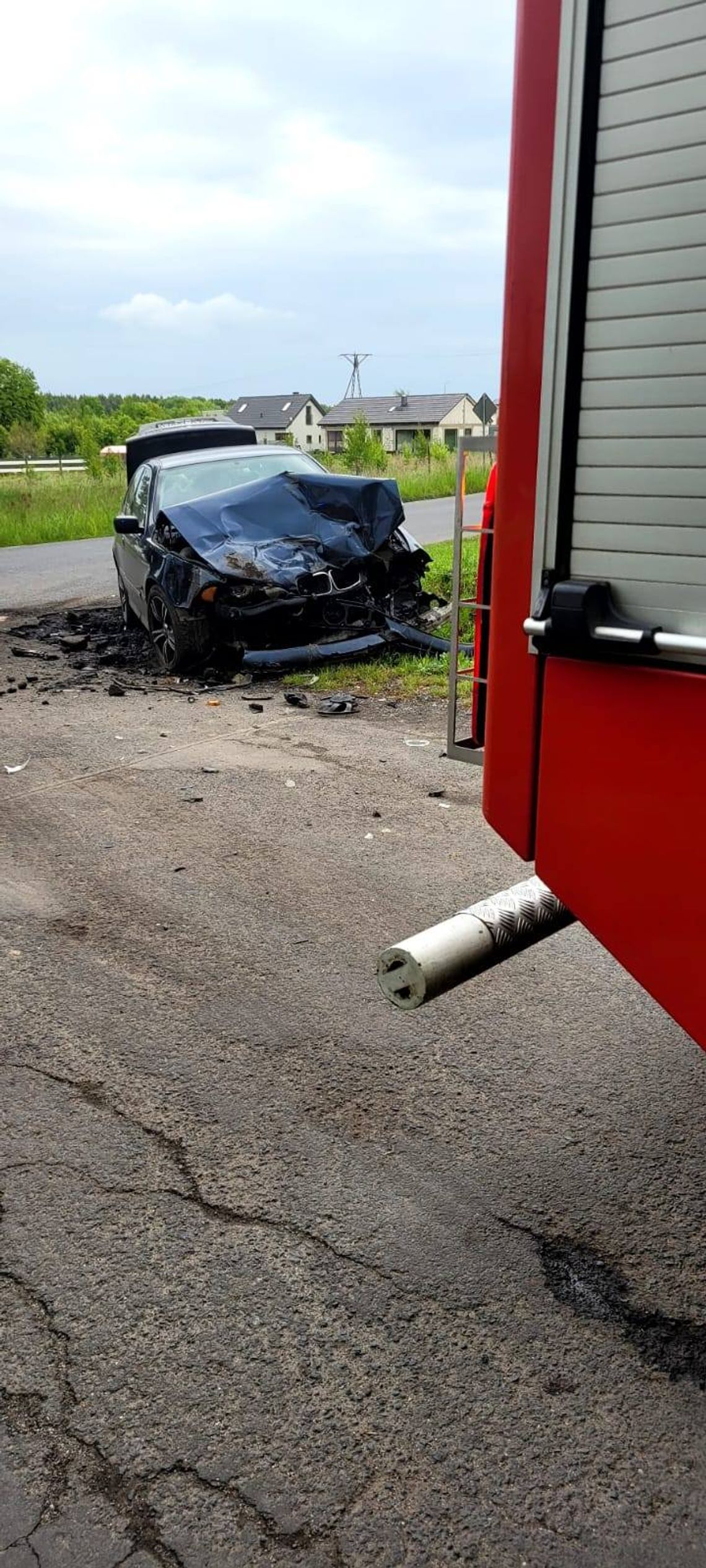 Wczorajszy wypadek w Kunowie