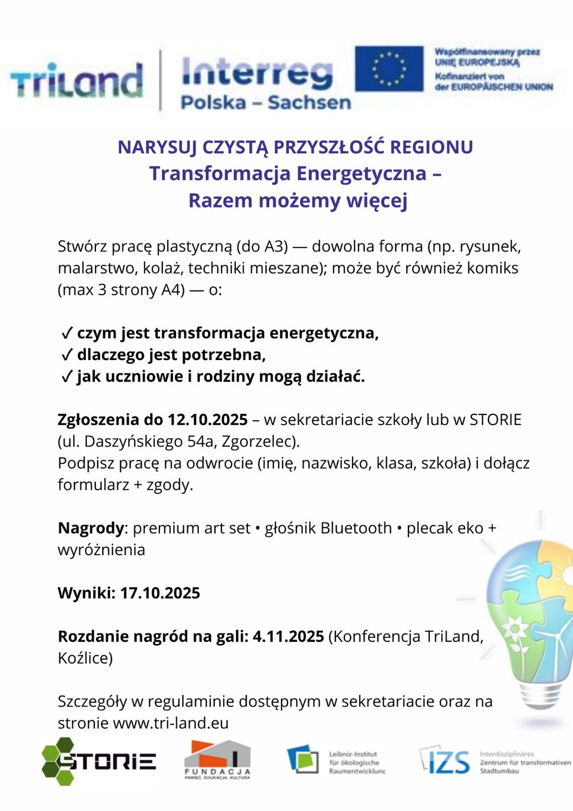 Weź udział w konkursie „Transformacja energetyczna - Razem możemy więcej”!