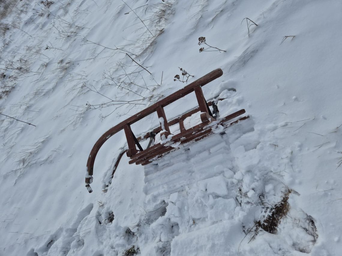 "Więcej rozwagi podczas śnieżnych zabaw"