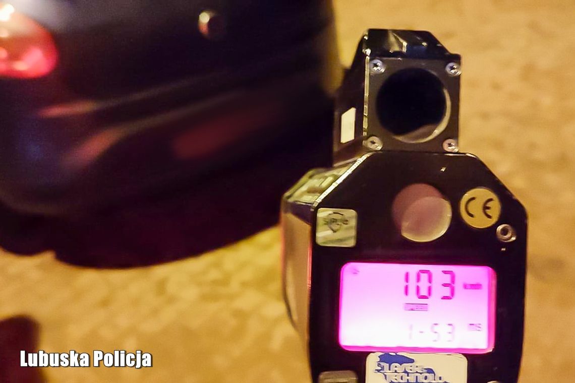 Wschowa: rozpędził swojego Fiata do 103km/h w obszarze zabudowanym