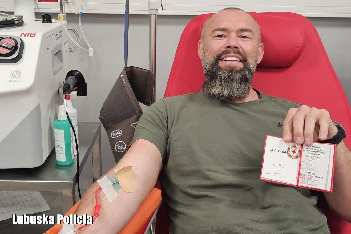 Wschowski policjant wyróżniony za bezinteresowną pomoc