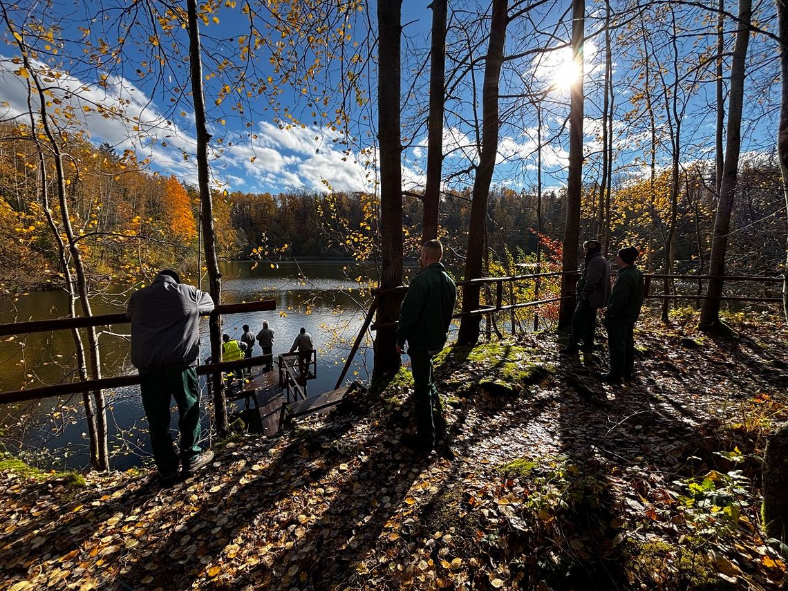 Wycieczka krajoznawczo-wędkarska w Zakładzie Karnym w Zarębie Wycieczka krajoznawczo-wędkarska w Zakładzie Karnym w Zarębie