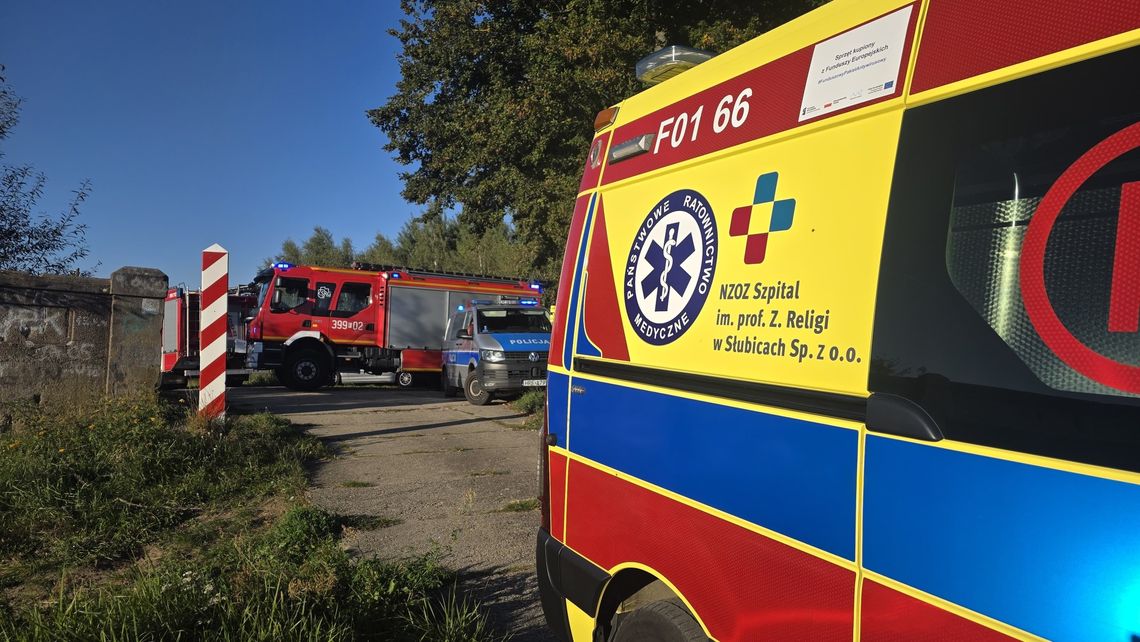 Wypadek motocyklisty w Kłopocie