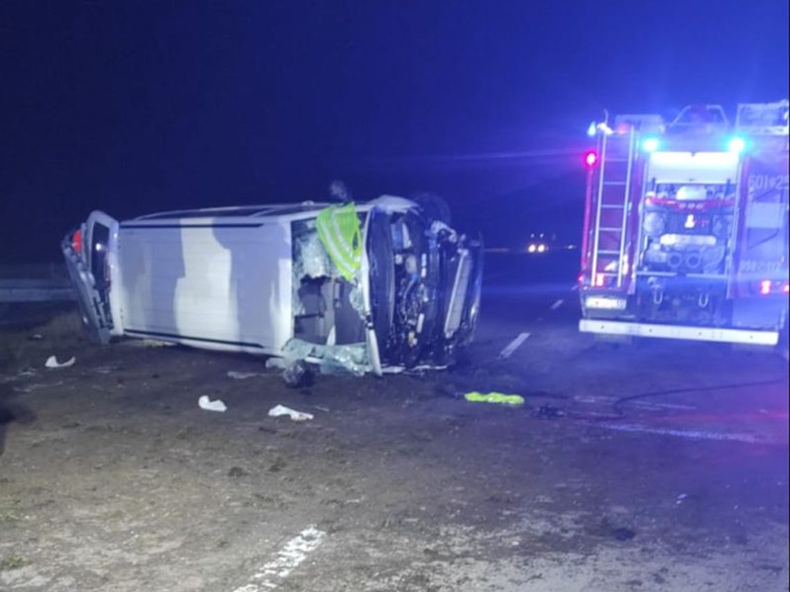 Wypadek na autostradzie A4 Wypadek na autostradzie A4
