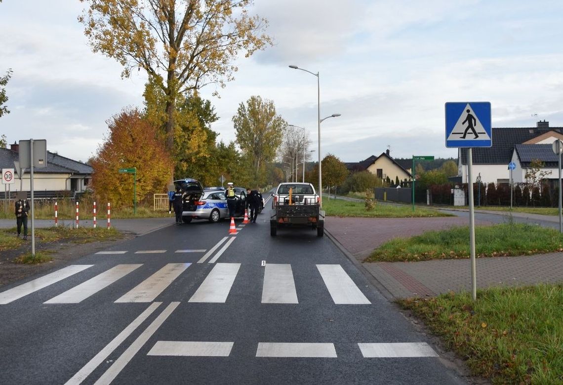 Wypadek na ul. Krępowskiej w Zielonej Górze