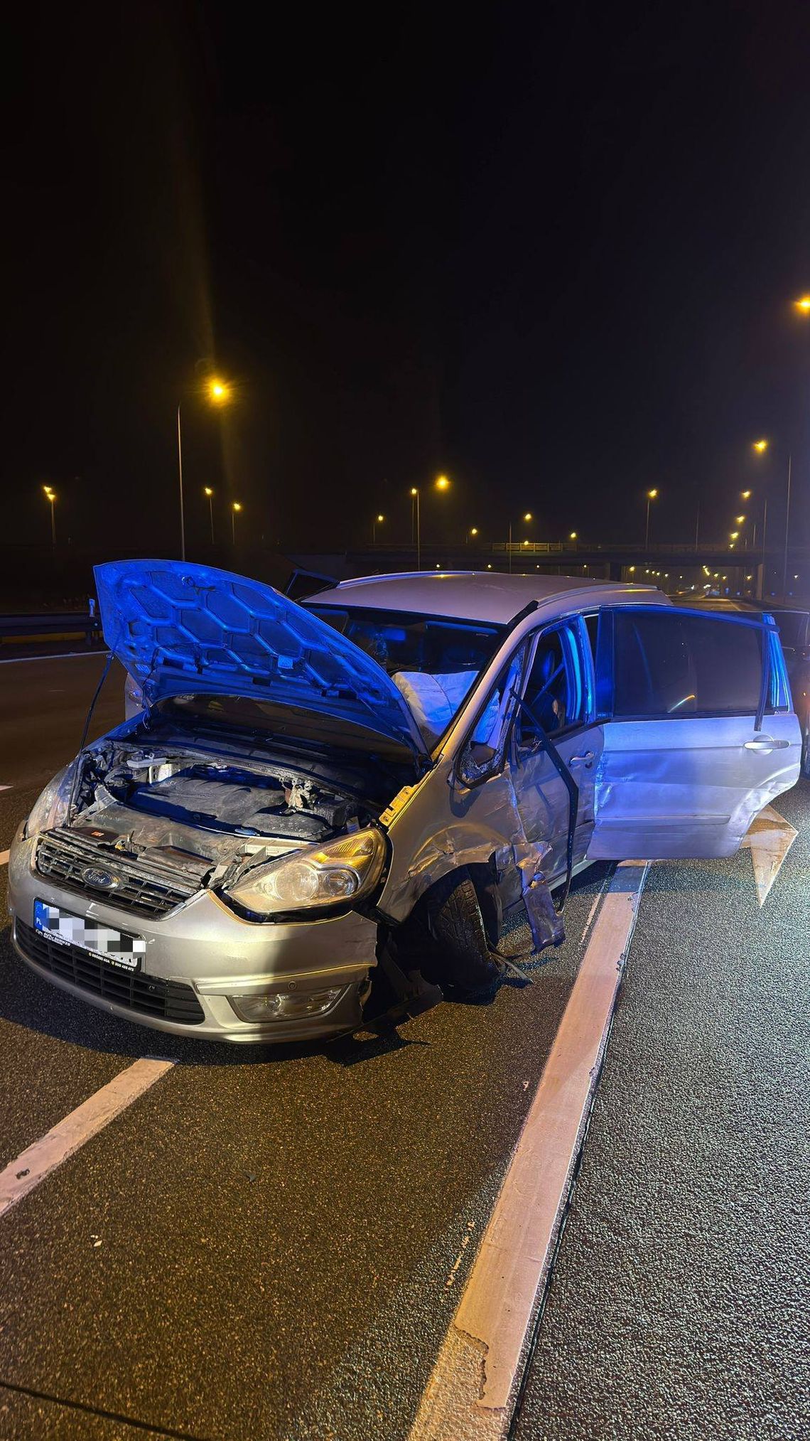 Zderzenie na autostradzie A4 - jechał pod prąd!