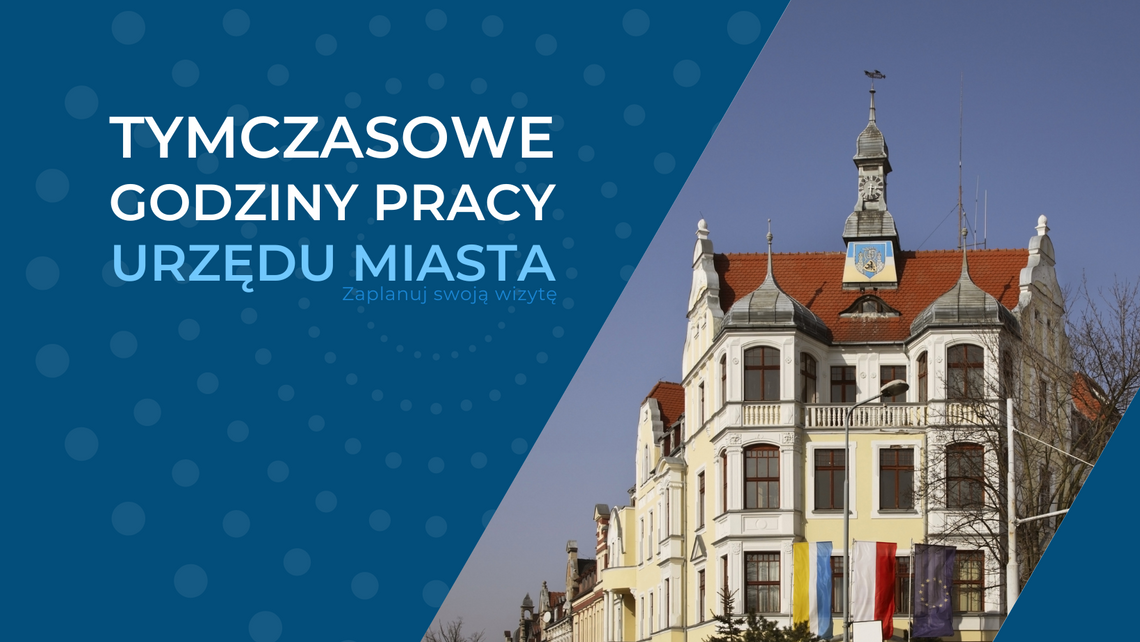 Zgorzelec. Dziś Urząd Miasta działa krócej. Jutro zamknięte