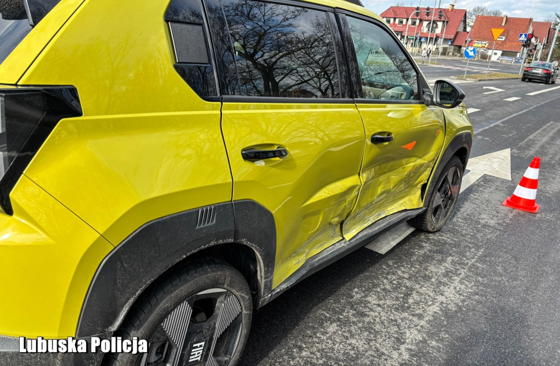 Zielona Góra: moment zdarzenia uchwycony przez monitoring