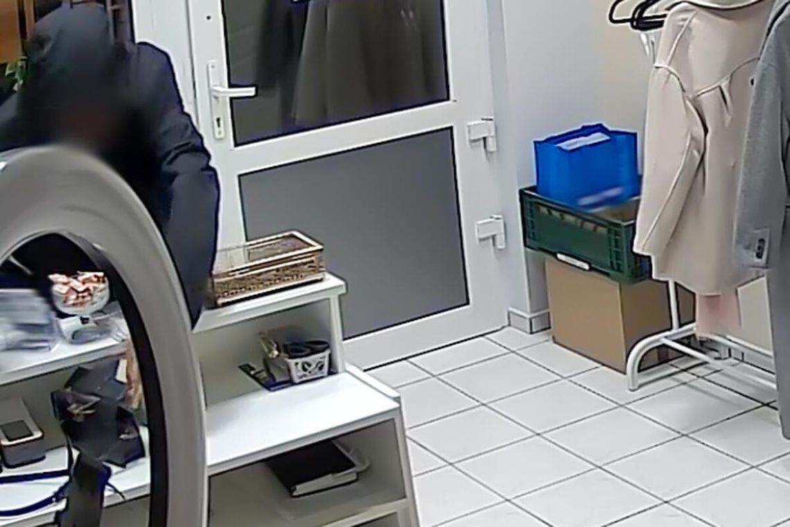 Zielona Góra: Okradł salon kosmetyczny [WIDEO]