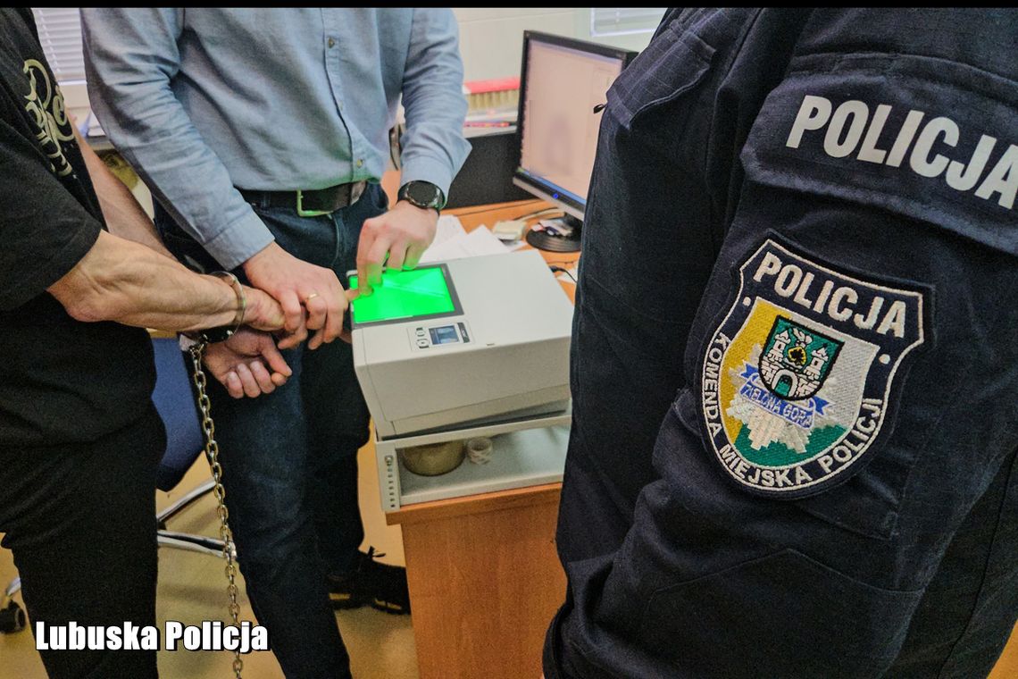 Zielona Góra: Poszukiwany listem gończym zatrzymany Zielona Góra: Poszukiwany listem gończym zatrzymany