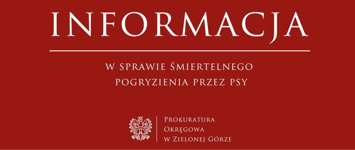 Zielona Góra: śledztwo po śmierci 46-letniego mężczyzny pogryzionego przez psy