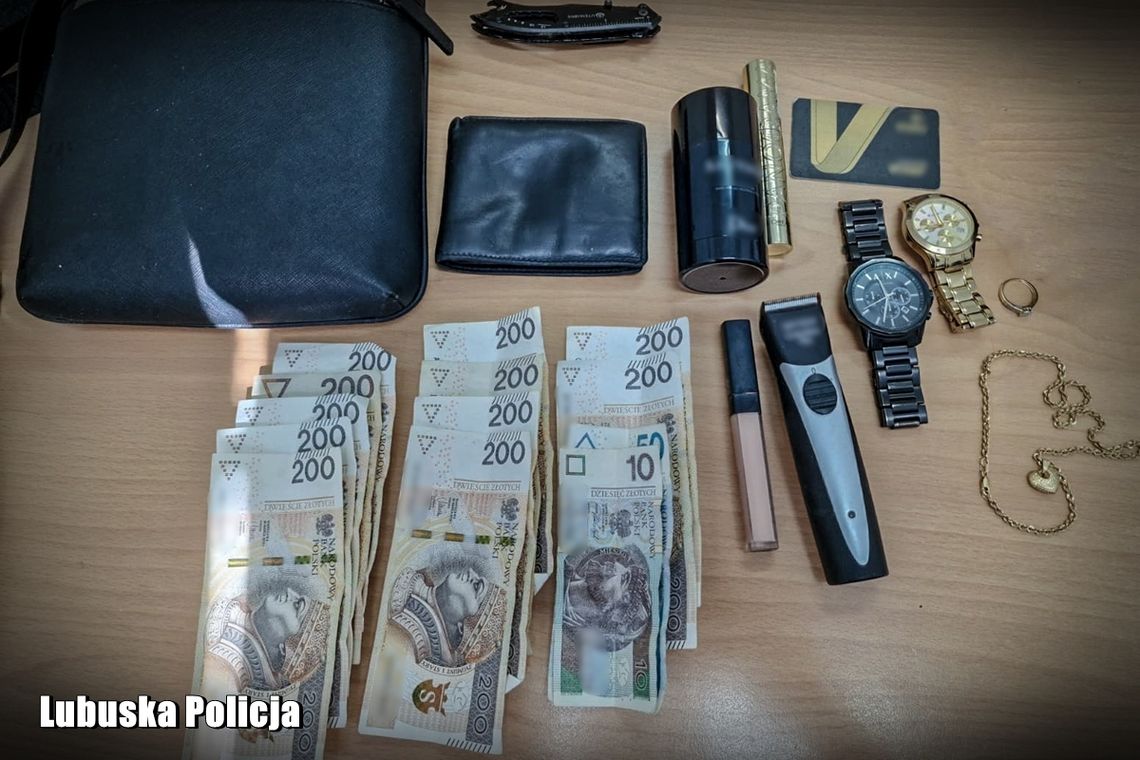 Zielona Góra: Zatrzymani po kradzieży - ponad 22 tys. zł