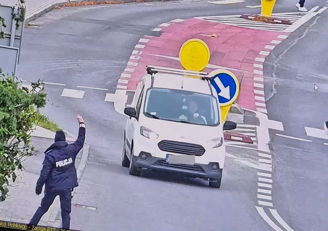Zignorował znak i „wjechał” w kłopoty